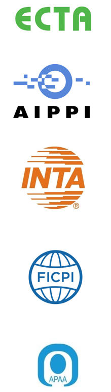 Logotyper för organisationer som AWA är medlem i.